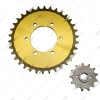 Kit Arrastre Sprocket Para Italika 250z 250 Z Negra 250sz
