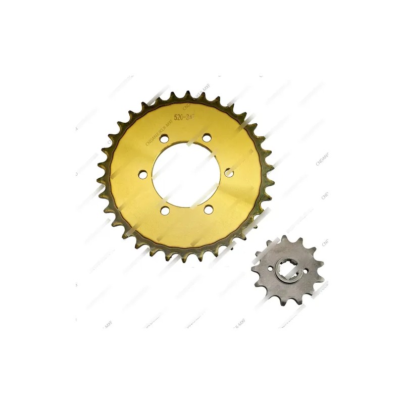 Kit Arrastre Sprocket Para Italika 250z 250 Z Negra 250sz