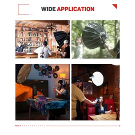 IFOOTAGE 90cm/35 Deep Parabola Softbox with Honeycomb Grid/Carry Bag/2 Durable Diffusion Clothes, Bowens Mount, Foldable, Quick Release, Compatible with SL1 220DN /320DN or Other Bowens Mount Light