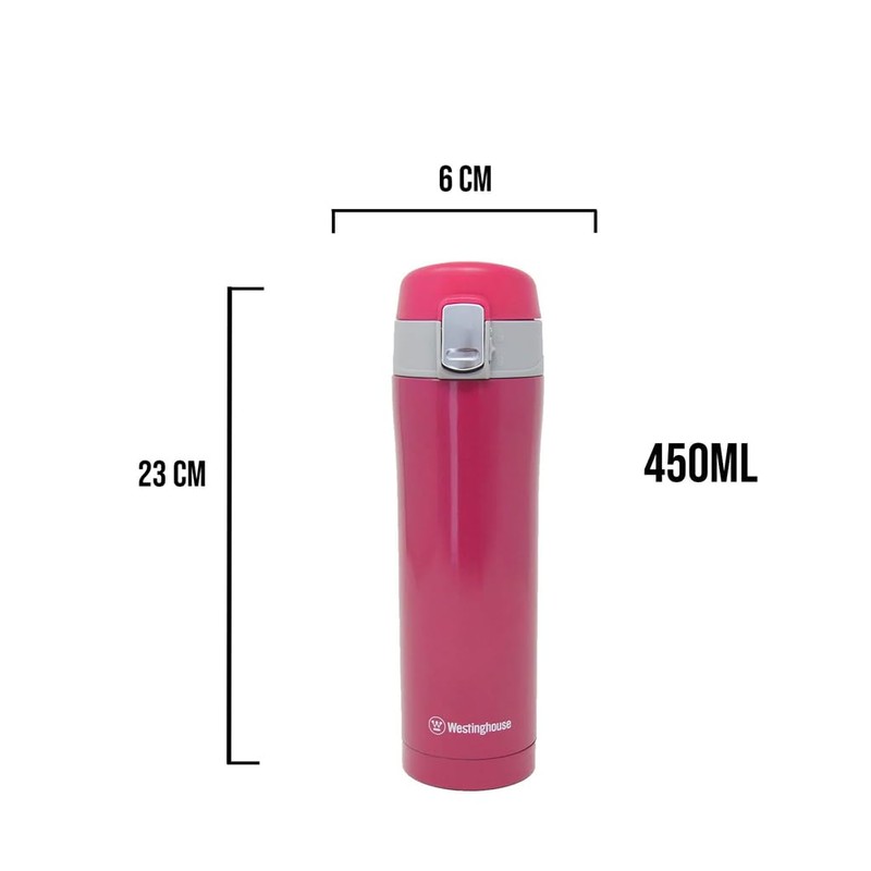 Westinghouse Termo de Acero Inoxidable de 450ml (WCBL00250450) (ROSA)