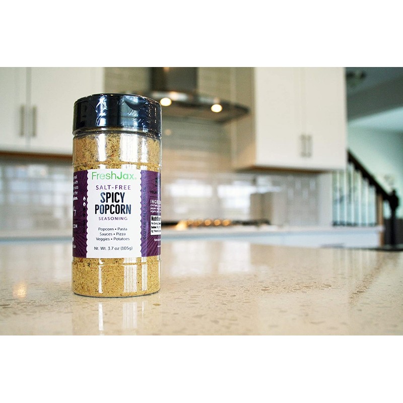 FreshJax Premium Gourmet Spice Blends (Spicy Popcorn Seasoning - Salt