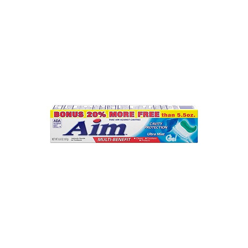 Toothpaste Multi Benefit Cavity Protection Ultra Mint Gel Cleans Freshens