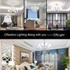 CRLight 2W 4000K LED Candelabra Bulb Daylight White Glow 10