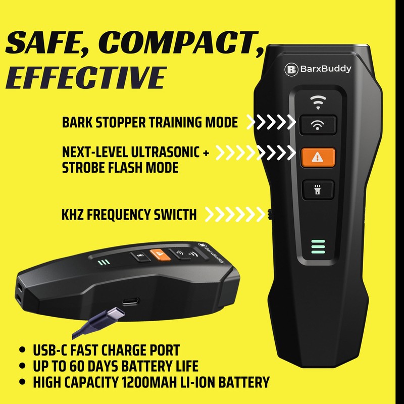 BarxBuddy 2nd Gen Dog Bark Deterrent Devices | Long Range