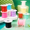 FASHEWELRY 10 Rolls Lanyard String Gimp String Plastic Lacing Cord