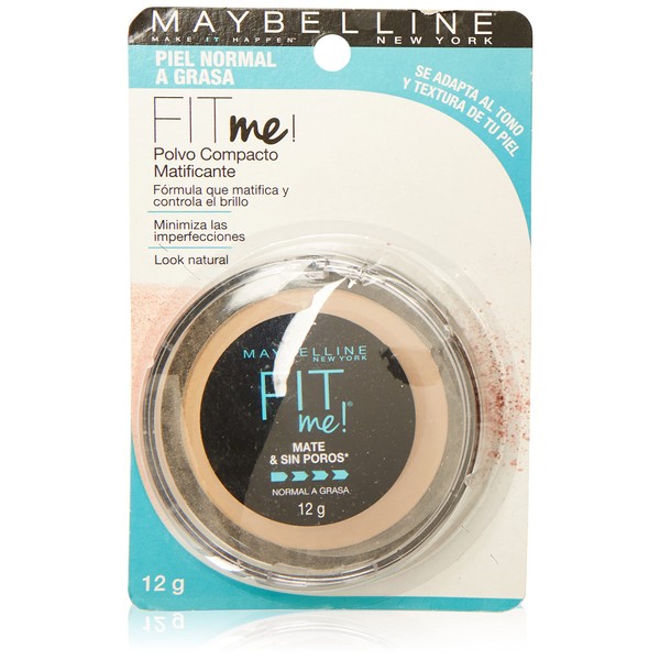 Maybelline Maquillaje en polvo fit me matte & poreless powder 110 porcelain, maybelline new york
