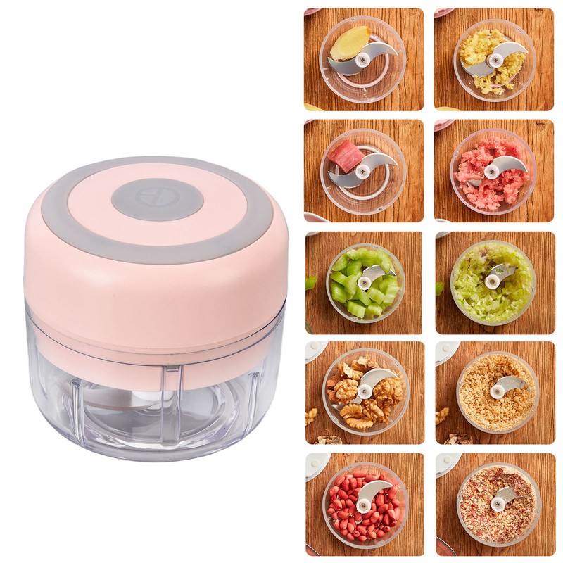 Mini Chopper Durable Electric 100ml Capacity Quickly Chopping Portable Grinder
