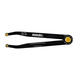 ALWALKEE 25-Piece Pin Wrench Set with Case, Precision Spanner Wrench - Adjustable Hook Spanner for Bearings, Pulleys & Obscure Fasteners - Metric & Imperial Steel Pins, 160mm Arms, 180° Rotation