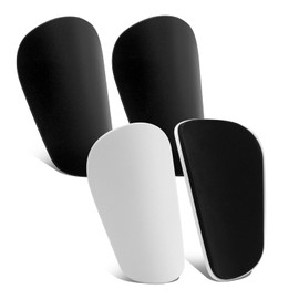 Piuluvor® 2 Pairs Mini Shin Pads, Football Shin Pads, Small Shin Pads, Super Light, 26 g, Extra Small, 10 × 6.2 cm, Football Shin Pads for Men, Women, Children