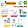 HaWare Vasos aislados de acero inoxidable de 6 onzas, 4