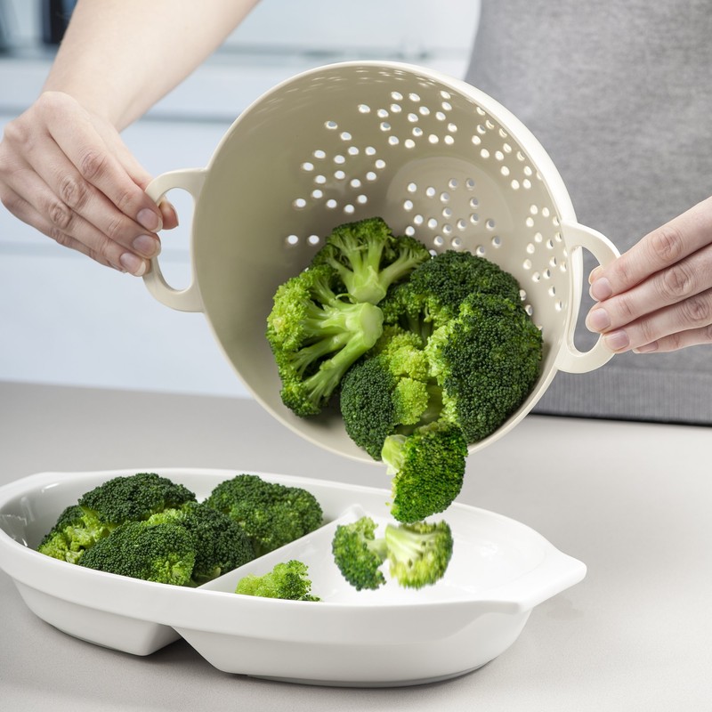 Zeal G210C Melamine Colander/Strainer (20cm) -Cream