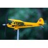 Thyggzjbs Piper J3 Cub Airplane Weathervane,3D Unique and Magical Metal