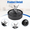 7 Fins Blade Replacement Part for Nutri Ninja Auto iQ,