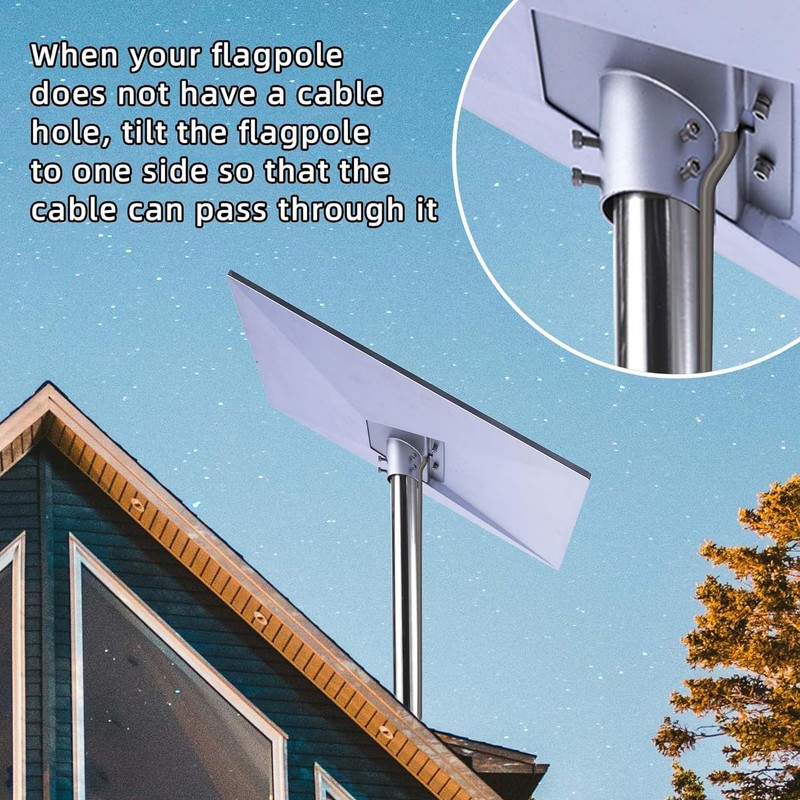 Gen 3 Pipe Adapter, Stainless Steel Pole Mount, for Gen