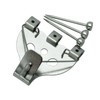 Fukuikinzokukogei F-4001 Stainless Steel Safety X Hook, Large