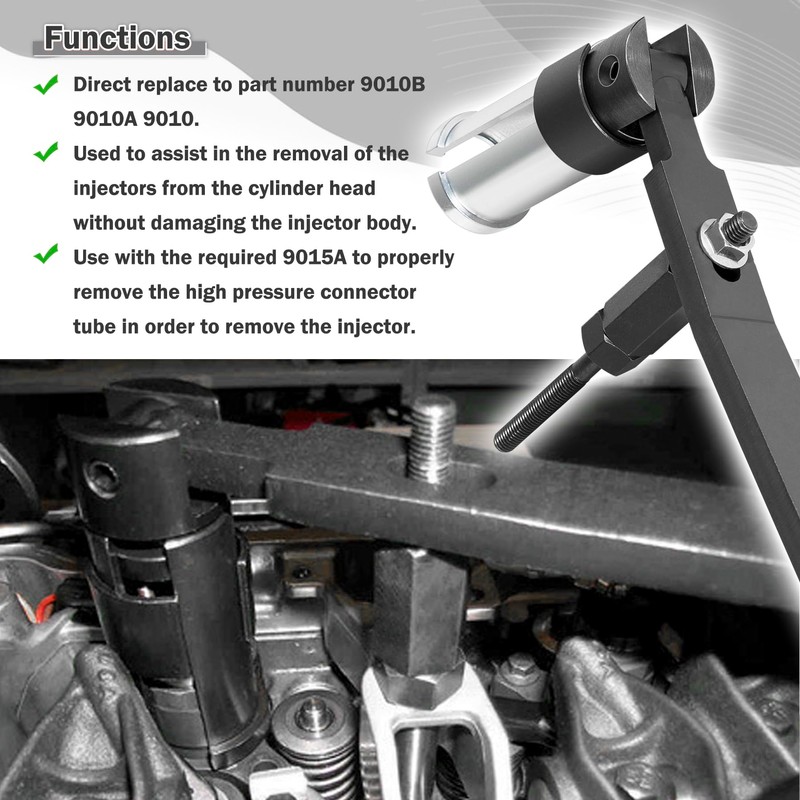 ROUTEKING 9010 Fuel Injector Remover Puller Fit for 5.9L 6.7L