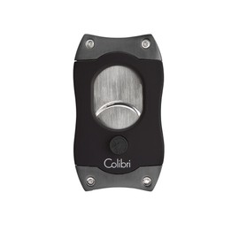 Colibri S-Cut Cigar Cutter (Black and Gunmetal)