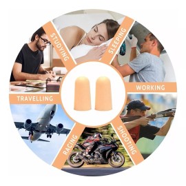 Monstyle Tapones Para Los Oídos Silicon Antiruido De Suaves Lavable