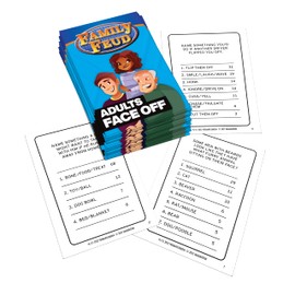 Imagination Gaming Family FEUD Kids VS Adults Edition Card Game, Get Ready for a Family Showdown, 150 Question Cards, 50 Fast Money Cards, Complementary App with Sound Effects from The Show