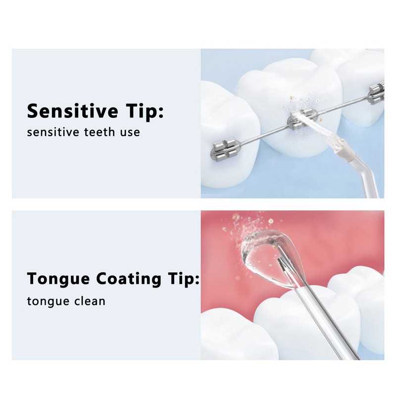 Electric Teeth Irrigator 360° Rotating Nozzle 3 Modes Plaque Remover