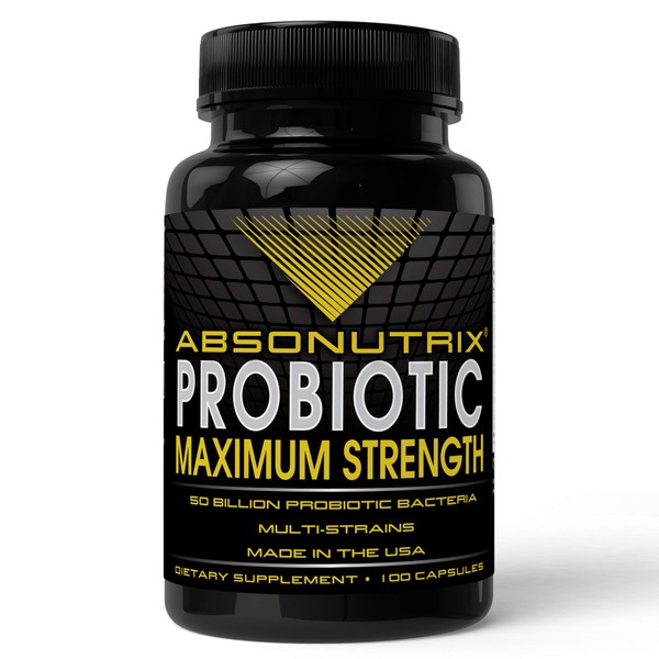 Absonutrix Probiotic Maximum Strength 50 Billion Per Capsule Multi-strain
