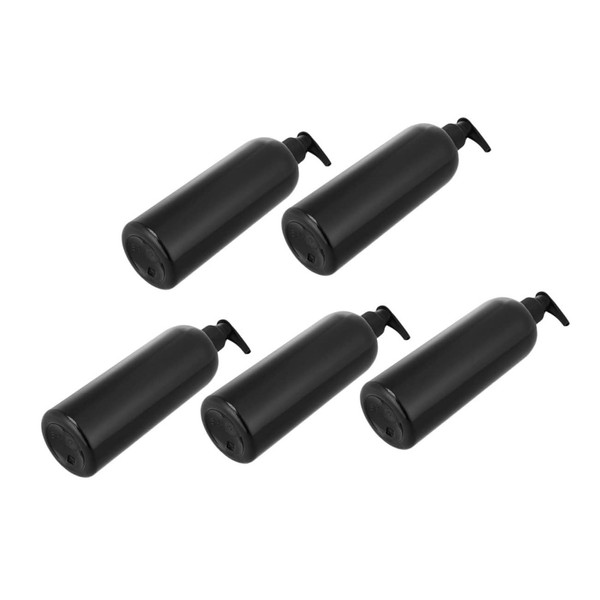 CAXUSD 5pcs Refillable Lotion Pump Bottle Shampoo Dispenser for Use