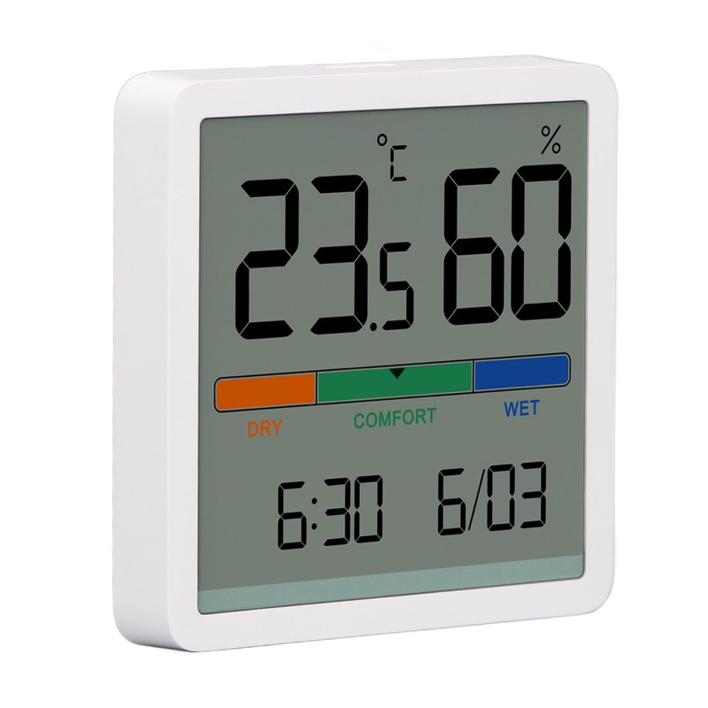 Temperature Humidity Monitor 3 in 1 Temp Tester Digital Display