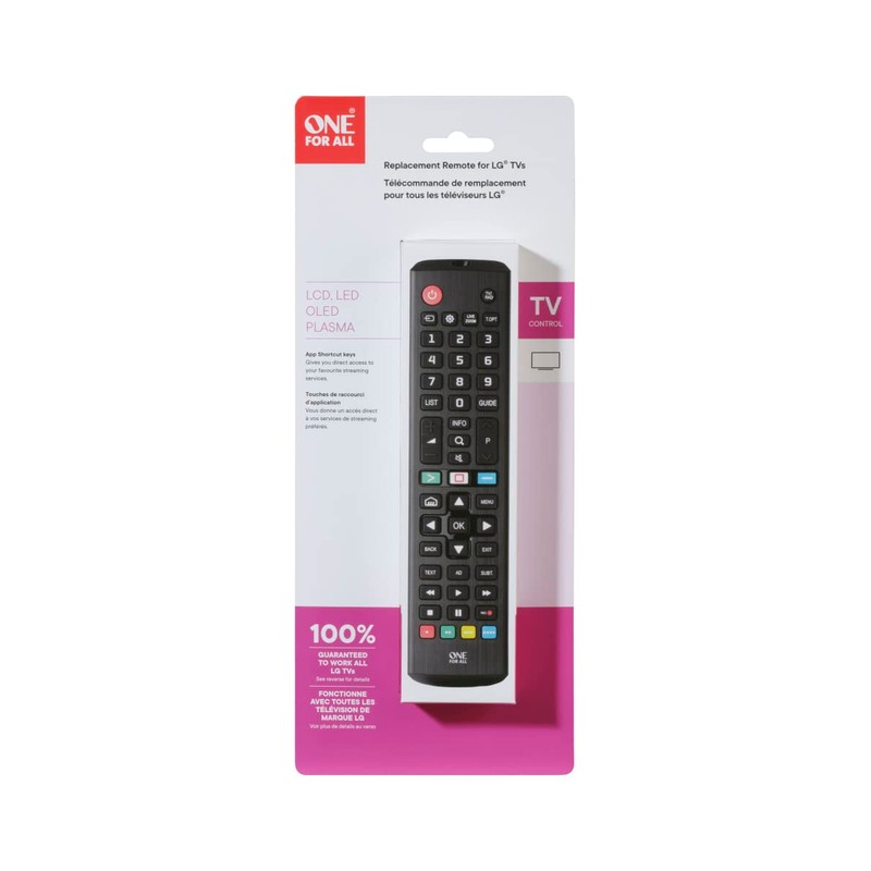 One For All LG Replacement TV Remote