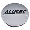 1 x Alutec Hub Cap 60 mm Silver (N23) Logo