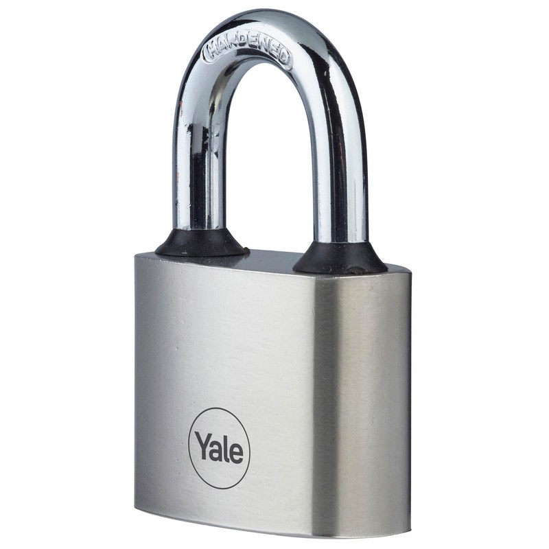 Yale Iron Disc Padlock 70mm - Nickel Plated - Hardened