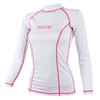 SEAC Women's Lady's Rash Guard T White, Long Sleeve, Sun