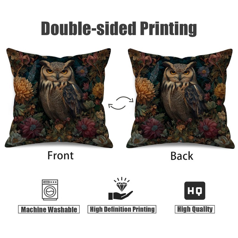 WitHero Decorative Throw Pillow Covers Set of 2, 18x18 Inch