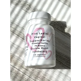 Septem Mundi Apothecary 60 Boric Vaginal Suppository 600Mg Pure Applicator Healthy pH Yoni Pink Ladies