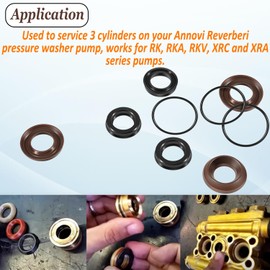 Ezbzyz 18mm Packing Water Seal Repair Kit for XR Annovi Reverberi RK RKA RKV XRC XRA AR1857 70-0177 700177