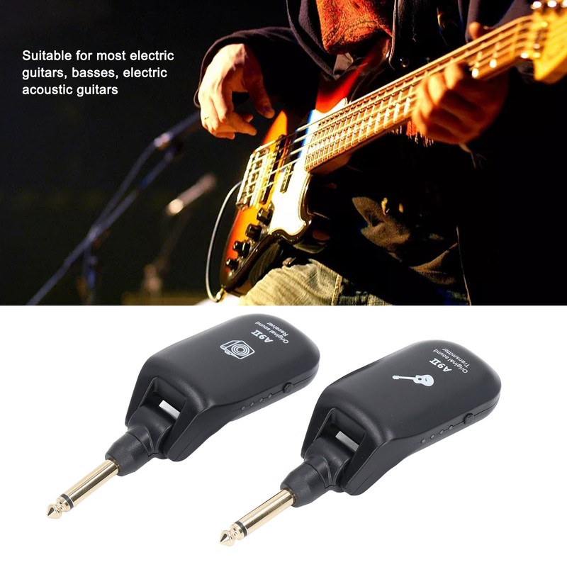 Guitar Receiver Transmitter Set Plug and Play Wireless Transmitter Receiver