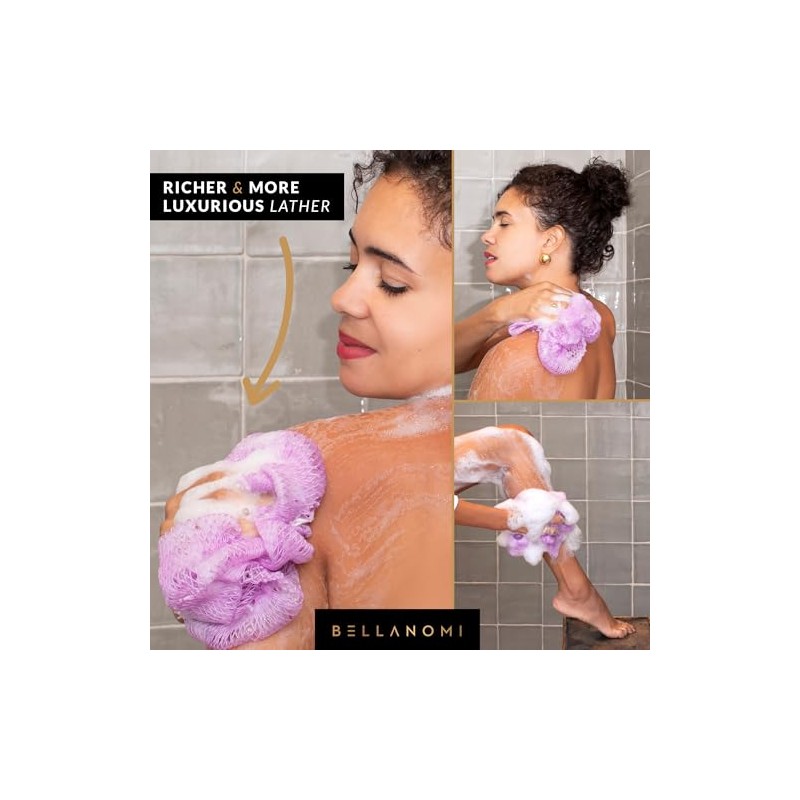 Bellanomi Esponjas exfoliantes africanas BELLANOMI Sapo (paquete de 2) –
