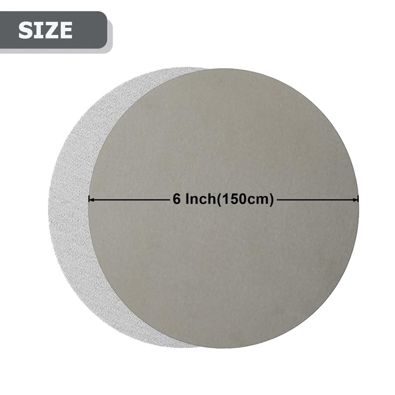 Toolly 100PCS 6 Inch (150mm) Assorted Grit High Performance Waterproof