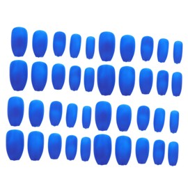 FOMIYES Detachable Fake Nails Tips 10 Pack Fake Nails Short Nail Art Practice Hand Pp Material Comfort Fit