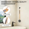 Back Scrubber for Shower - Double-Sided Silicone and Super-Dense Bristles