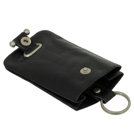 Leather Key Case VariousColours Black