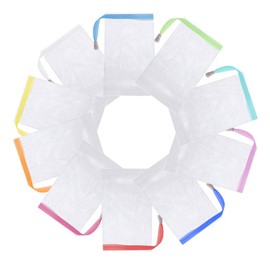 Popluxy Soap Net, Soap Net, Frothing Net, Soap Bag, Soap Bag, Mesh Material, Bath and Face Washing, Random Color, Set of 10