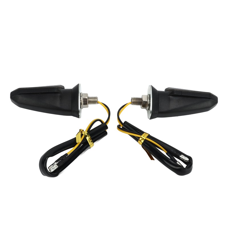 4Pcs Motorcycle LED Turn Signal Lights Mini Front Rear Indicator