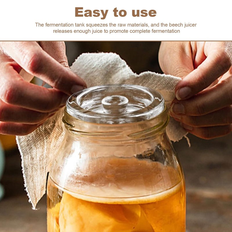 LWLWA Pickle Jar Fermenting Small Handle Fermentation Jar for Fermenting