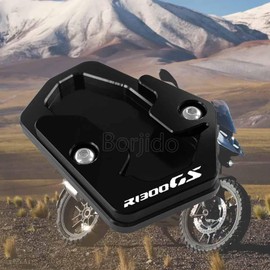 Generic For R1300GS R1300 GS R 1300GS Accessories Kickstand Extension Plate Foot Side Stand Support Pad r1300gs r1300 gs 2023 2024 Foot Side Support Extension Pad Support Amplification Board