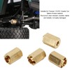 Keenso 7mm Brass Wheel Hex Hub Extensions RC Wheel Spacers