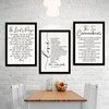 Christian Wall Art Set of 3, Bible Wood Prints -