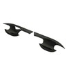 4PCs Car Exterior Door Handle Bowl Protector Glossy Black Cup