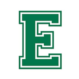 Applicable Pun Varsity Letter E - Vinyl Decal for Outdoor Use on Cars, ATV, Boats, Windows and More - Green 6 Inches Tall