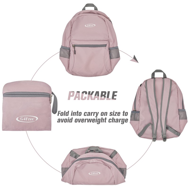 G4Free Lightweight Packable Shoulder Backpack Hiking Daypacks Small Casual Foldable