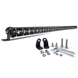 Jumpdy 32 Inch LED Curved Light Bar Slim Light bar with Pickup Offroad Flood Spot Combo Beam 150W 15000LM Single Row Led Bar for Truck SUV ATV UTV